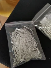 100-200 Uds ojo cabeza pines 20 25 30 35 40 45 50 mm alfileres con ojetes conclusiones para la fabricación de la joyería Diy accesorios de joyería suministros