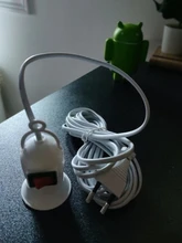 Bases Bulb-Lamp Eu-Plug-Holder-Adapter Power-Cord Converter-On/Off with 4M 8M To 