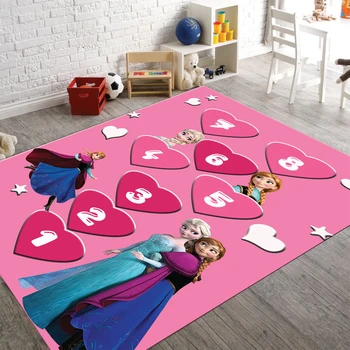 

Elsa And Anna Hopscotch 12 Patterned Carpet ,Non Slip Floor Carpet,Teen's Carpet,Kid's Carpet,Turkish Rug
