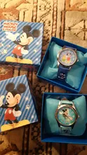 Disney-Reloj de escuela primaria para niños, caja de regalo de dibujos animados, reloj exquisito, regalo creativo para el Día de los niños
