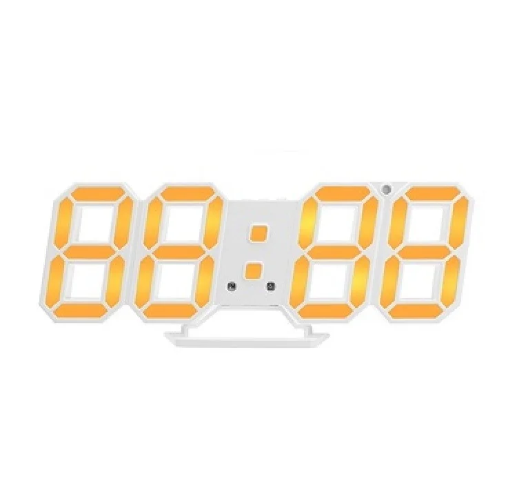 Электронные настольные часы VST 883-7(Оранжевый