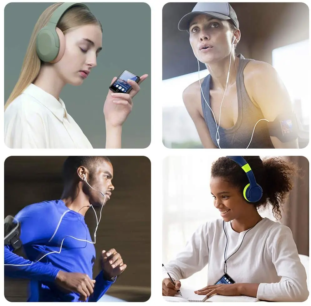 MP3 MP4 Player Bluetooth 5.1 2.8'' Touch Screen