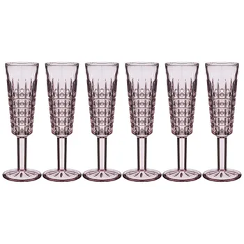 

A set of glasses for champagne "graphics" 6 PCs. Series "MZA color" 150 ml