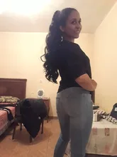 AISI BEAUTY-extensiones de cabello sintético con coleta ondulada para mujer, coletero con cordón, color negro, Rubio y rojo