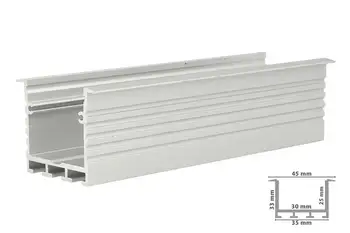 

Profile aluminum downlight wide for Led Strip up 30mm 1 meter