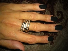 Anillo de compromiso redondo de cristal grande para mujer, sortija de compromiso femenina, Color plateado, oro rosa, anillo de piedra de circón, anillos de boda Vintage para mujer