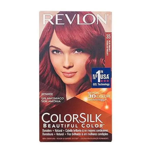Краситель без аммиака Colorsilk Revlon Vibrant red