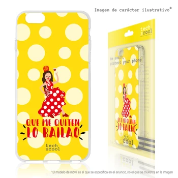 

FunnyTech®Silicone Case for Iphone 7 Plus / 7 Plus phrase "remove bailao" yellow background