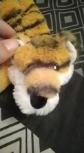 Peluche suave de cebra con sonido de tigre para mascotas, juguete para mascotas