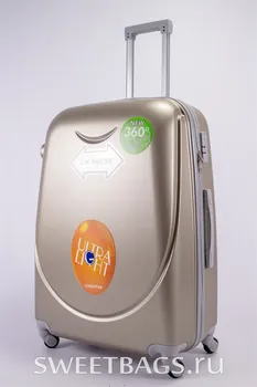

Suitcase large ABS 360-GR smile sand