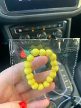 Makersland-pulsera con cuentas de arcilla suave para niñas, joyería para niños, cuentas esmeriladas, abalorio, regalo de Navidad