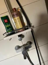 Organizer Shelves-Holder Tray-Rack Shampoo-Tray Shower-Storage Bathroom-Pole Single-Tier
