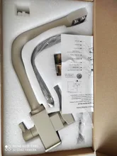 Frap-grifo con filtro de agua potable para cocina, mezclador de fregadero montado en cubierta, color negro, caliente y frío, Y40103/-1/-2