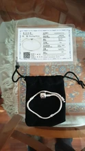 LMNZB-pulsera de plata de ley 925 con certificado de 100%, cadena de serpiente, abalorio, plata 925, LHB925