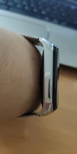 Correas de mi banda 5 adecuado para Xiaomi pulsera 3/4/5/6 Correa 04 línea 304 de metal de acero inoxidable pulsera