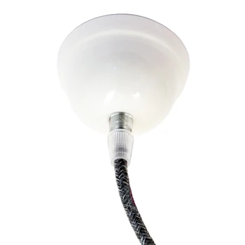 

Stand porcelain plain white 74mm and one output