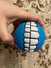 Puppy-Toys Dog-Toy Pet-Supplies Rubber Funny Tooth Soft 1pc Pawstrip Diameter-7cm Colorful-Ball