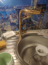 Grifos de cocina con filtro, mezclador montado en cubierta, rotación de 360 grados, con funciones de purificación de agua, mezclador, grúa para WF-0175 de cocina