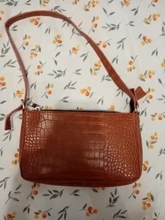Bolsas de mensajero de hombro con patrón de cocodrilo Retro para mujer, bolsos de mano Vintage, bandoleras lisas informales, bolso cruzado