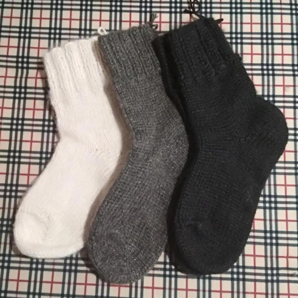Носки.Носки шерстяные вязанные