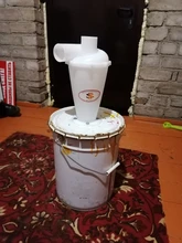 SN50T6-filtro de aspiradora ciclónica Turbo de sexta generación, colector de polvo Industrial y doméstico sin bolsa con brida