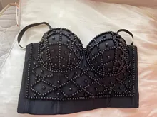 Camisole Top Corset Crop-Top Slim High-Waist Gothic Sexy Women Solid Fashion Commute