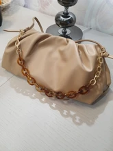 Correa de cadena para bolso de resina acrílica, correa para bolso de hombro con asa, accesorios para bolsos, cadena acrílica, 2020