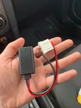 Biurlink-Adaptador de Audio y música para coche, módulo de Radio inalámbrico con Bluetooth, adaptador auxiliar para Mazda 2, 3, 5, 6, MX5, RX8