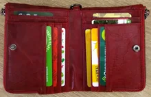 Moda cartera 2021 Cartera de mujer de cuero genuino de mujer monedero de dinero bolso de la tarjeta de teléfono Clip con funda bolsillo cartera para las mujeres