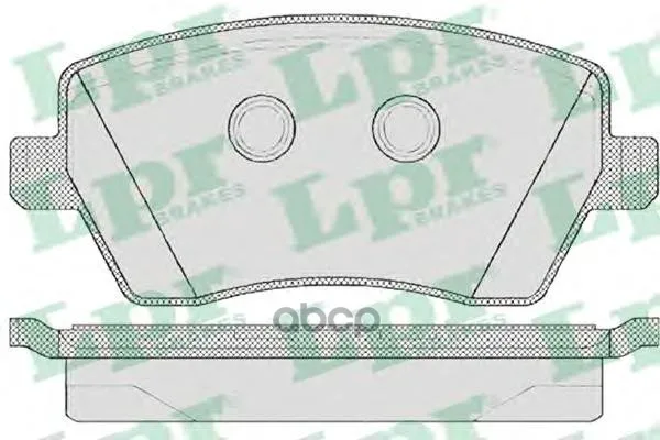 Колодки Тормозные Nissan Micra 03/Renault Clio 05передние Lpr 05p867 Lpr арт. 05P867