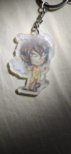 LLavero de ataque a Titan, colgante de llavero acrílico de doble cara, accesorios de Anime, llavero de dibujos animados, 2019