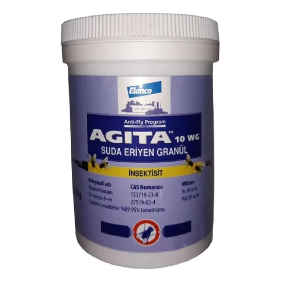 Agita 10 WG insecticida 100g mata a volar las moscas (Musca domestica) control de Plagas basura escarabajos (oscuro escarabajos) en aves de corral