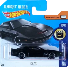 Hot Wheels 2017 edycja kolekcjonerska nr 03 KNIGT RIDER K I T T 1 64 metalowe odlewane samochody kolekcja pojazdy zabawkowe * ekskluzywne samochody * tanie i dobre opinie Hot Wheels TR TH (pochodzenie)