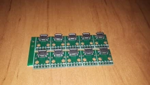 Placa madre SMT de adaptador DIP, conector hembra MICRO USB a Convertidor para placa de circuito impreso tipo B, 5 pines, 10 Uds.