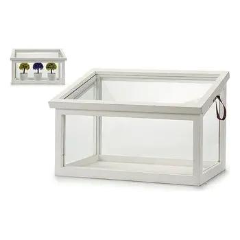 

Greenhouse Gift Decor White Wood (20 x 27 x 42 cm)