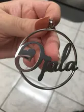 Nextvance-pendientes de acero inoxidable personalizables para mujer, con diamantes de imitación, placa con nombre personalizado, regalo de fiesta para amantes