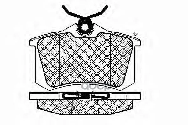 Ren440605713r_колодки Дисковые Задние! Renault Megane/Clio/Scenic 04 Renault 440605713r RENAULT арт. 440605713R