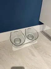 Cat-Bowls Bowl-Supplies Feeders Raised-Stand Double For Cats Dogs Non-Slip with Pet-Food