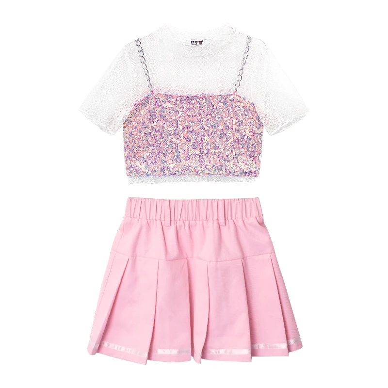 ZZL Girls Jazz Urban Dance Girl Clothes Clothes K-pop Cool
