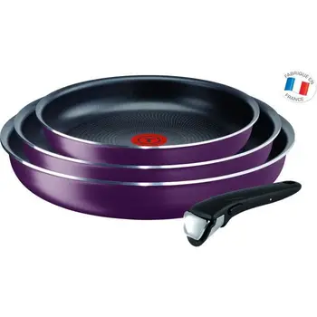 

TEFAL-WIT ESSENTIAL - L2019202 - set of 4 poems 22/24/26 cm - Violet byzantium