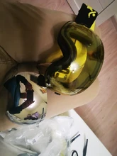 GOG-lente magnética 201 para esquí, gafas esféricas de esquí nocturno, color amarillo