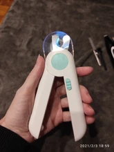 Scissors Nail-Cutter Professional Claw-Toe LED Pet-Dog-Cat Clea Stainless-Steel Safety