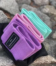 AOLIKES-Bandas de goma para Fitness, bandas de resistencia expansoras para banda elástica para ejercicio físico, entrenamiento, 3 unids/lote