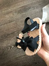 Zapatos de verano para niños, sandalias de princesa para niñas pequeñas, zapatos transpirables suaves con lazo