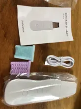 Depurador ultrasónico para piel, limpieza Facial profunda, vibrador, limpieza Facial, espátula, pelador, dispositivo de belleza