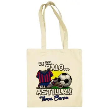 

Cloth bag like father like Barcelona football