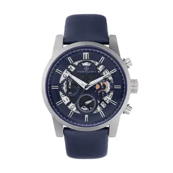 

Trendy Classic-CC1053-watch men chronograph Lady round case leather wrist