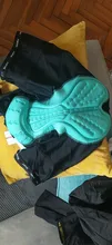 Santic-pantalones cortos con pechera para hombre, para Ciclismo de montaña, acolchados, para verano, talla asiática