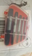 Extractor de tornillos dañados de acero, guía de broca, Extractor de pernos rotos, juego fácil de quitar, 5 unidades