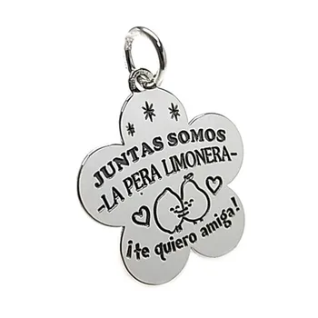 

Pendant 925 Sterling silver m sheet flower message reasons lemons [AB5438]
